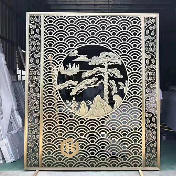 輕奢鋁板浮雕屏風定制(圖1) 輕奢鋁板浮雕屏風定制(圖1)