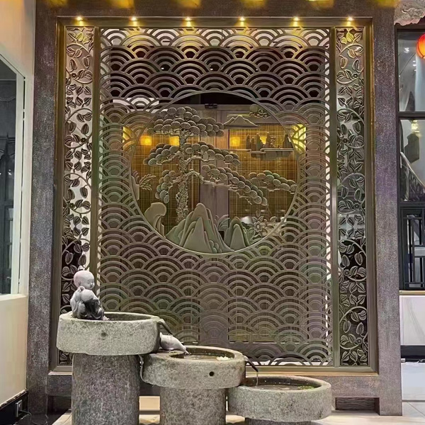精品鋁板浮雕屏風定制(圖1) 精品鋁板浮雕屏風定制(圖1)