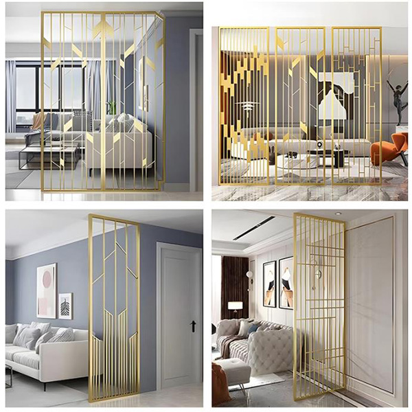 不銹鋼屏風隔斷鏤空格柵客廳方通背景墻(圖1) 不銹鋼屏風隔斷鏤空格柵客廳方通背景墻(圖1)