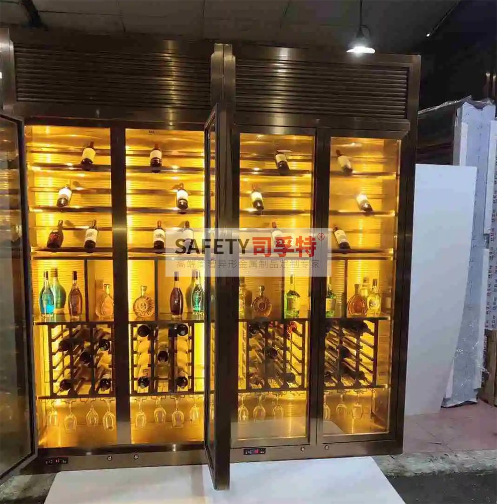 不銹鋼酒柜款式多樣，美觀時尚，經(jīng)久耐用(圖3)