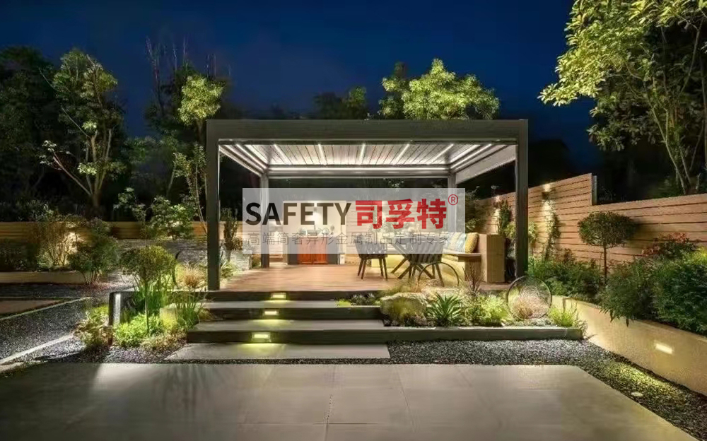 新中式景觀涼亭設計有哪些注意事項[精致不銹鋼涼亭，鋁藝涼亭](圖1)