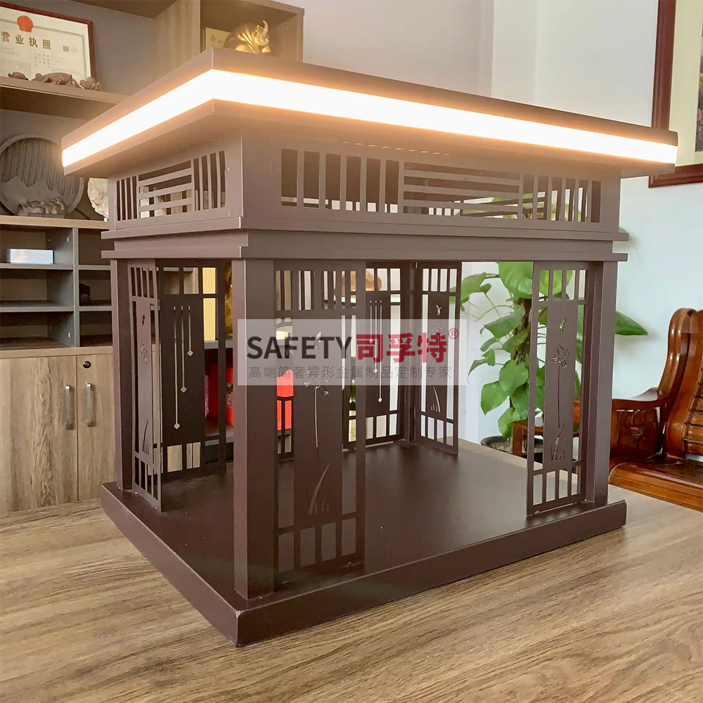 精制不銹鋼涼亭逐漸代替木質涼亭,精制不銹鋼涼亭有哪些優勢(圖4) 精制不銹鋼涼亭逐漸代替木質涼亭,精制不銹鋼涼亭有哪些優勢(圖4)